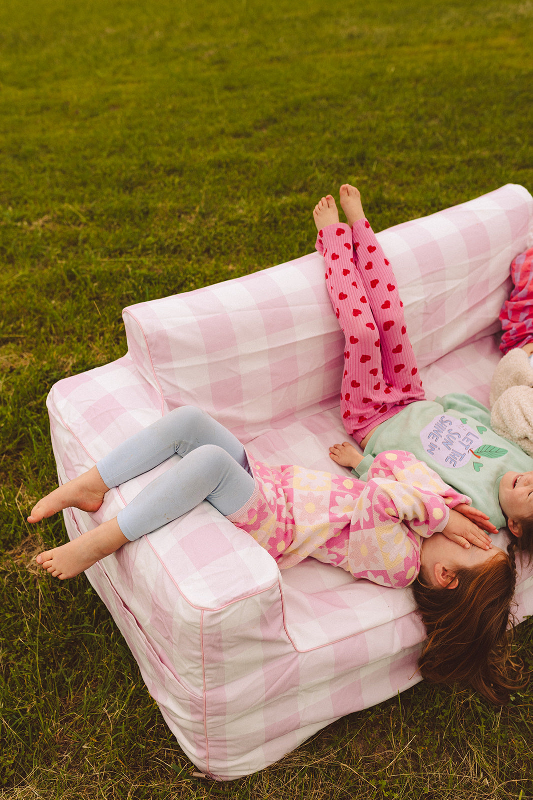 COVER ONLY Clouded Couch Double - Posie