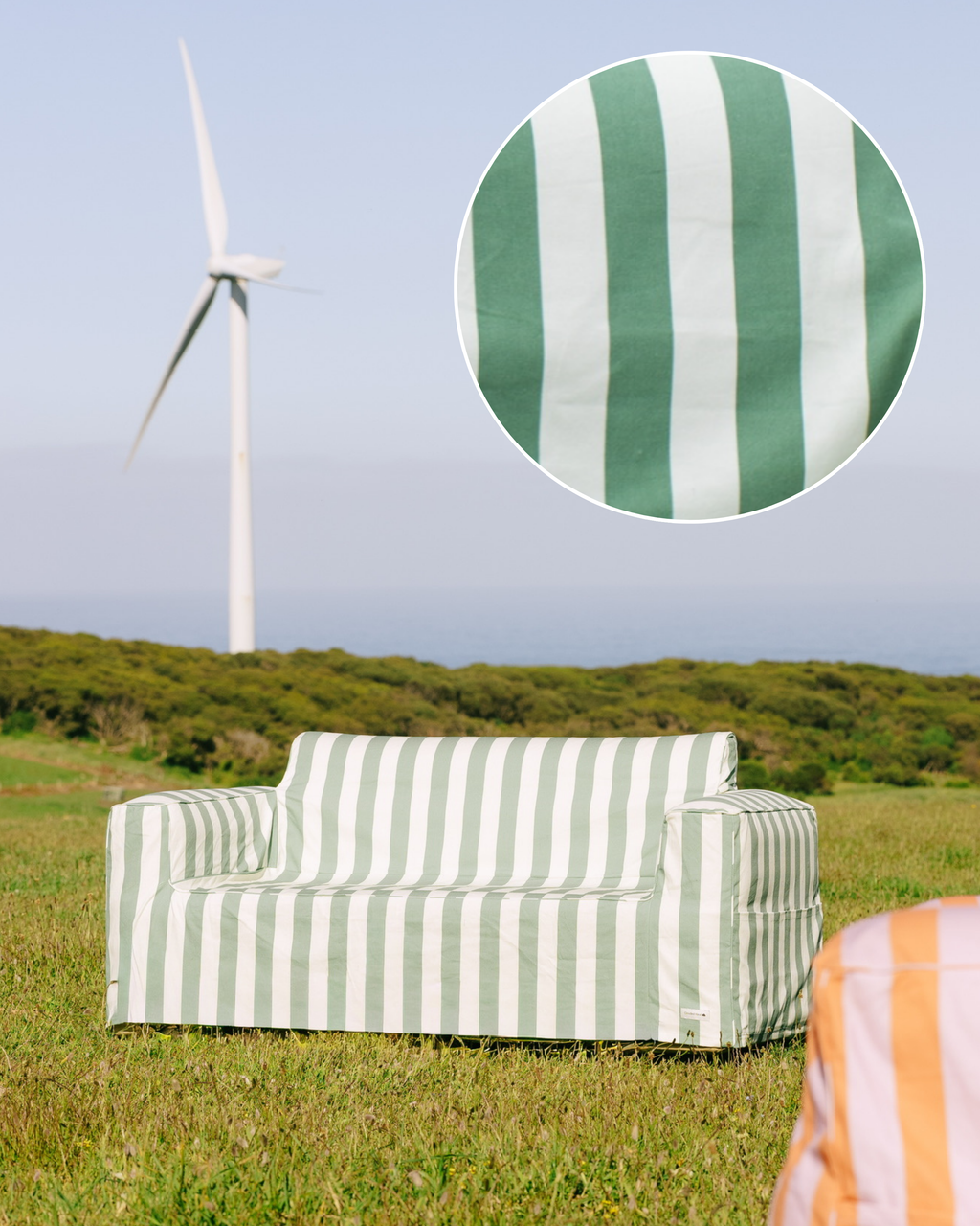 The Clouded Couch Double - Outback Olive