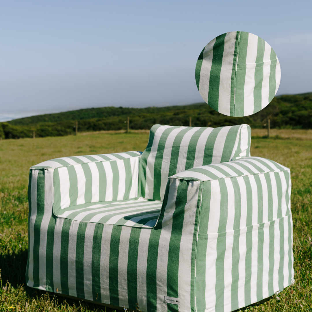 The Clouded Couch Single - Outback Olive