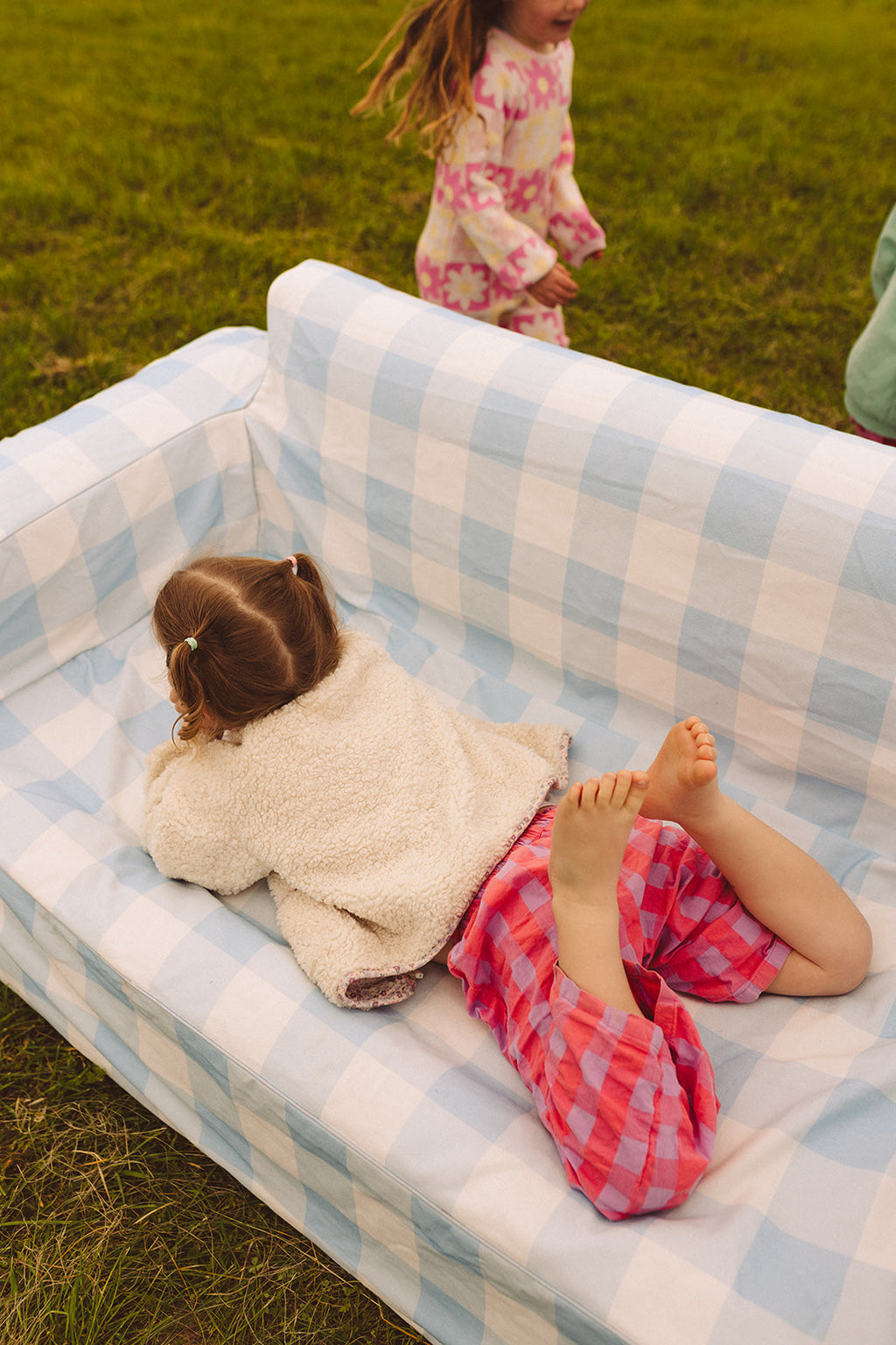 COVER ONLY Clouded Couch Double - Sky