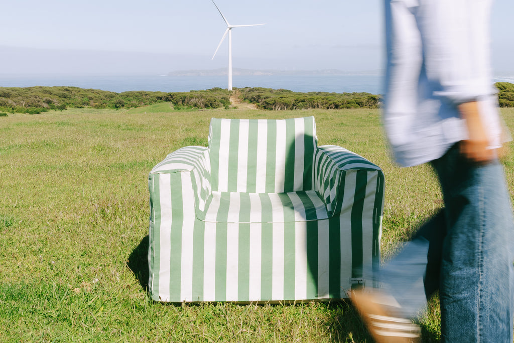 The Clouded Couch Single - Outback Olive